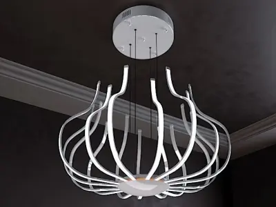 Postmodern pendant lighting 3D model