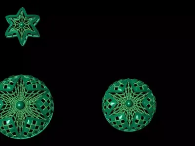 Pendant Set 17 3D print model purchase