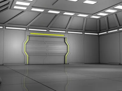 Sci Fi Room  3D model