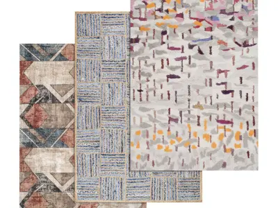 Rug Set 1645 3D model