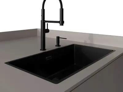 Kitchen set 09 3D model