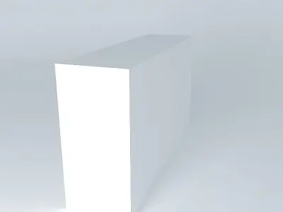 SLIDING DOOR WHITE LACQUER SIDEBOARD by Percy Ramos Free 3D model