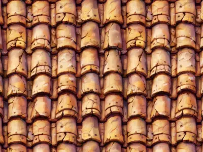 Stylized Roof Seamless Texture Texture