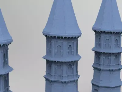 Germanic Medieval Tower 2  3D model