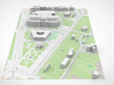 The Grand Palace France 3D model