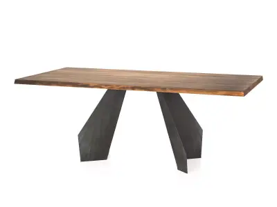 Origami 160 and 200 Dining Table 3D model