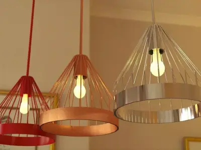 Pendent lamp 3D model