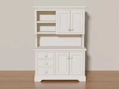 Hutch Cabinet 3D Printable 3D print model