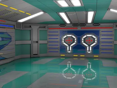 Sci Fi Room  3D model
