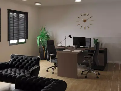 office interior 3D model 20