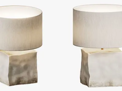 Arouca Table Light No 3 in White by Project 213A 3D model