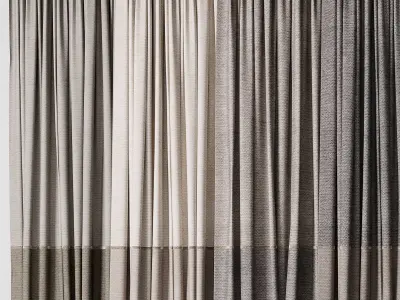 hadi curtain 66 3D model