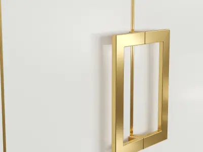 Homary-White Shoe Storage Cabinet 3D model