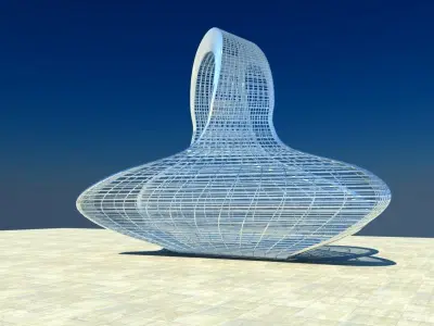 Modern Sculpture 3D model