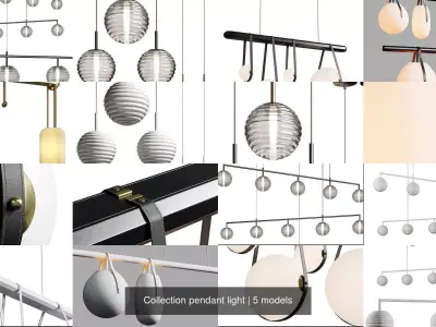 Collection pendant light 3D Model Pack