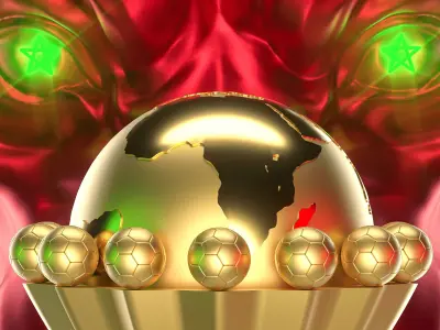 Lion Atlas morocco football national team 3D model