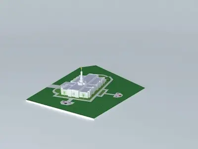 LDS, Temple Adelaide Australia Templo Mormon, 89th operating ... Free 3D model