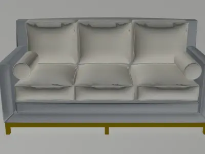 Bauhaus Sofa 3D model