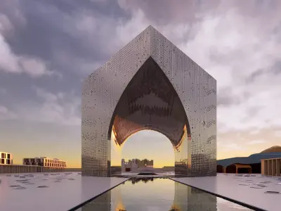 Turkistan  Islamic style architecture 3D model
