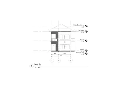 2 Floor House A2 3D model