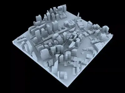 3D CITY PUZZY-2 3D print model