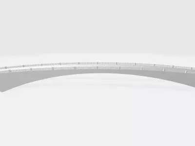 bridge made of metal 3D model
