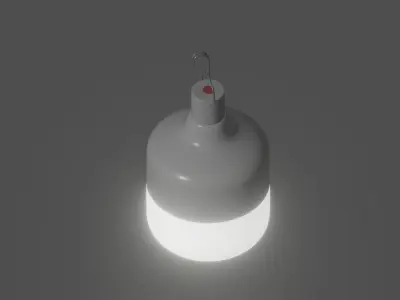 Portable Led Lamp 3D model
