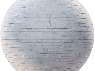 White Marble Tile 01 - seamless Texture