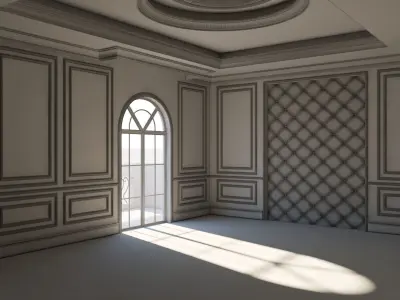 Classic Bedroom 3D model