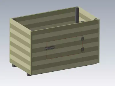 Potato Planter Box Free 3D model