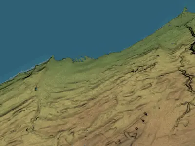 Casablanca - 3D City Topography Terrain 3D Model Pack