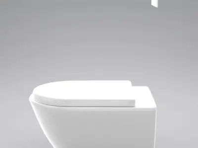 Wall Hung Toilet 3D model