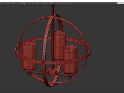 ALTURAS CHANDELIER Low-poly 3D model