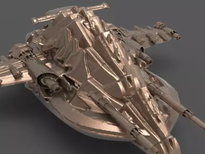 Heman Eternia inspired Ship 3D model
