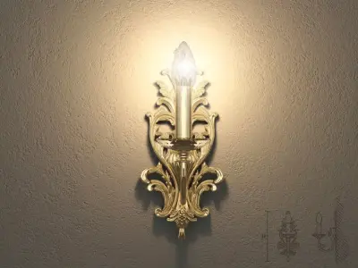 Masiero VE1073 A1 wall lamp 3D model
