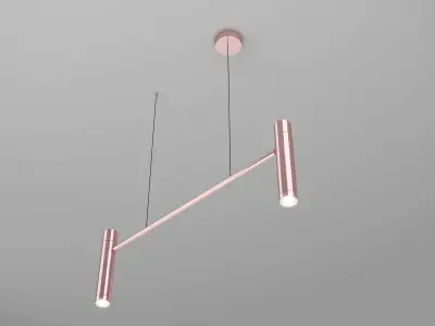 Rosegold Chendelier 3D model