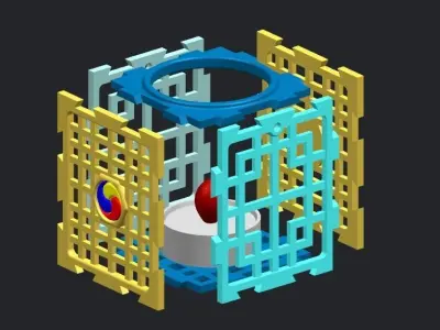 Tea light candle holder 3D model