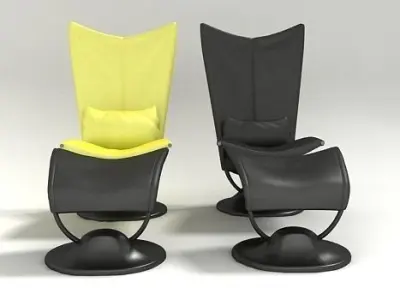 Chair Anneau 3D model