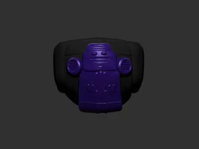 helmet high poly sculpt 3d printable  3D model 157