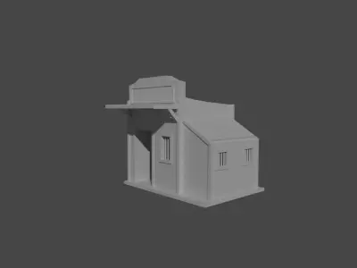 Wild West Jail 3D print model