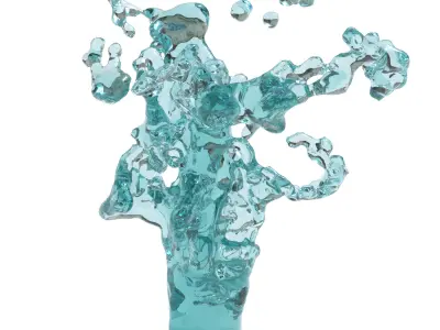 9 Water Splash Vol 9 3D model