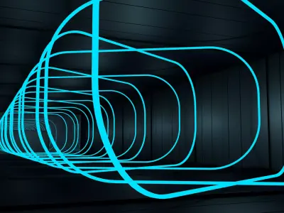 Sci Fi Interior 3D model 19