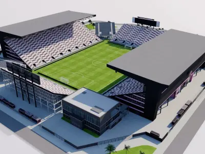 Chase Stadium - Inter Miami CF USA 3D model