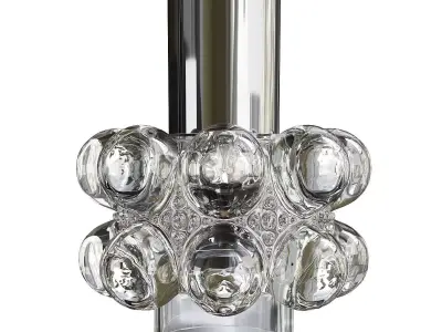 One of the Three Beautiful Bubble Glass Pendant Low-poly 3D model
