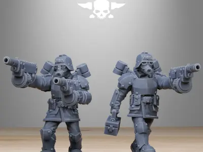 GrimGuard Aero Troops 3D print model