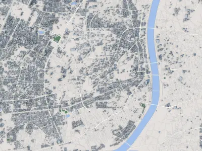 Ahmedabad City India 3D model