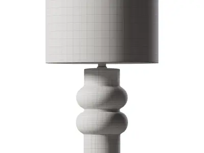 Anning Stoneware Table Lamp 3D model