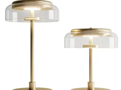 blossi table lamp Low-poly 3D model