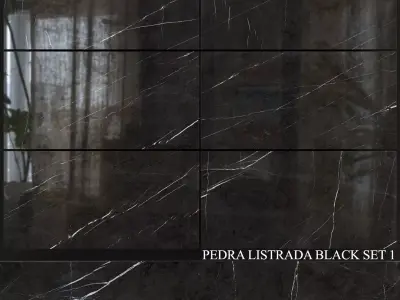 Decovita Pedra Listrada Black 600x1200 Set 1 3D model