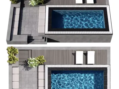 SWIMMING POOL NO118 A 3D model